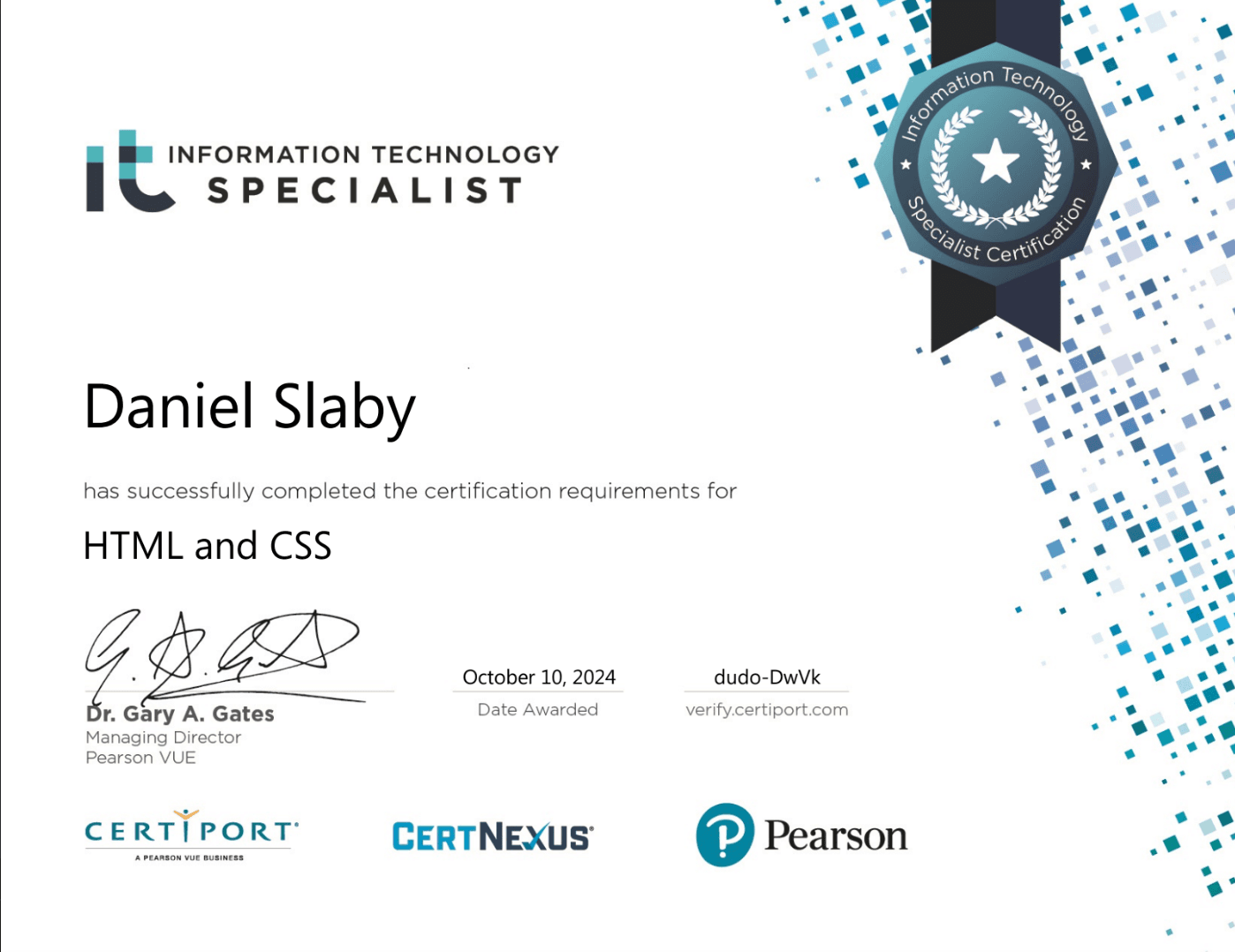 HTML & CSS - Certiport