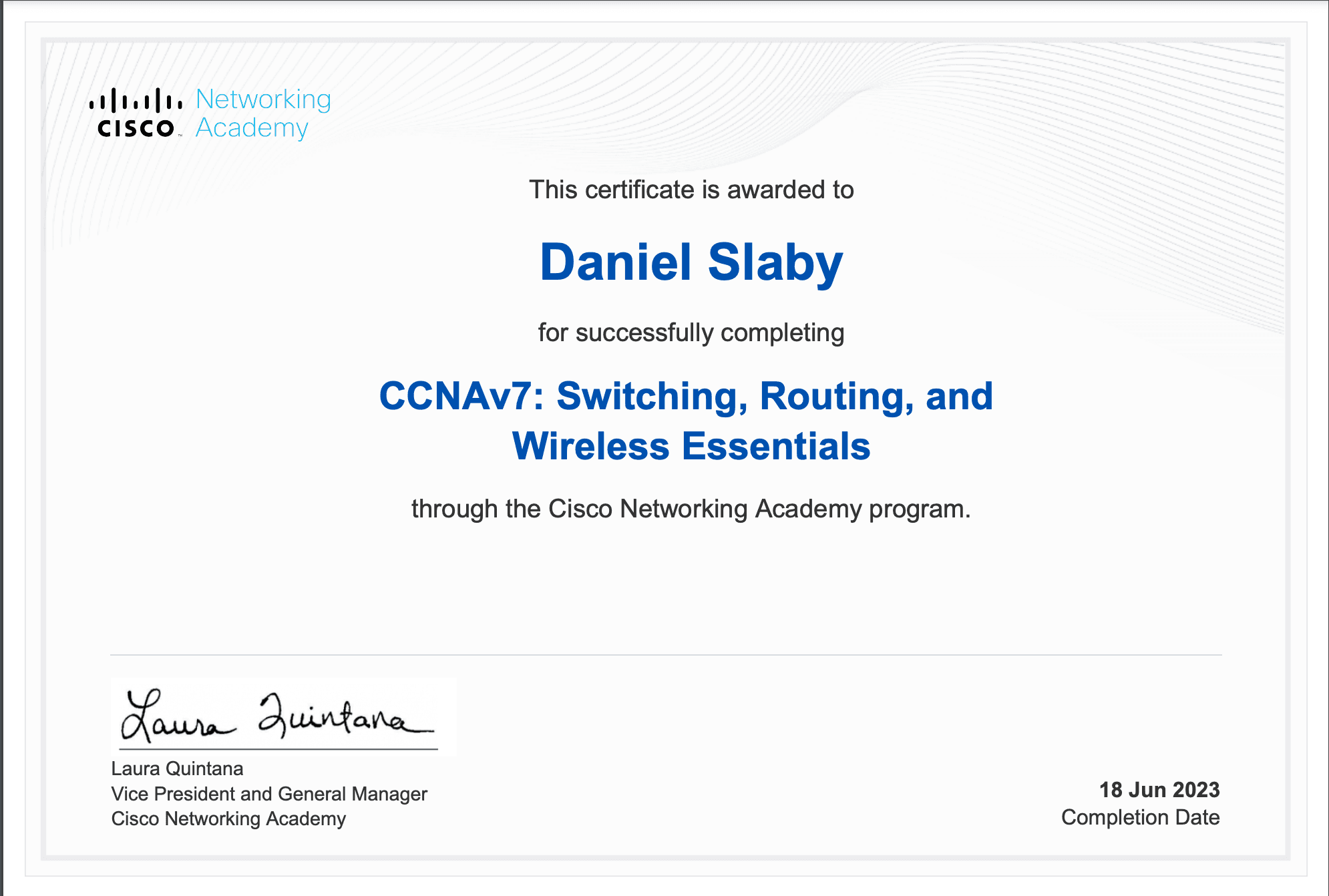 CCNA: Switching, Routing, and Wireless Essentials